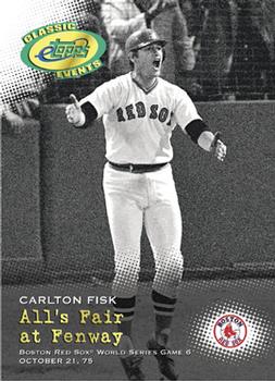2005 Topps eTopps Classic Events #CE11 Carlton Fisk Front
