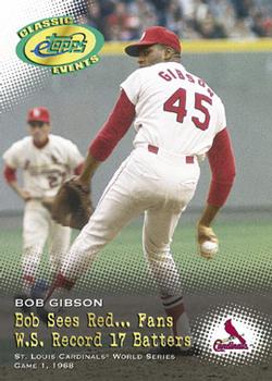 2005 Topps eTopps Classic Events #CE7 Bob Gibson Front