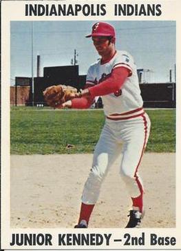 1976 Indianapolis Indians #13 Junior Kennedy Front