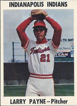 1976 Indianapolis Indians #2 Larry Payne Front