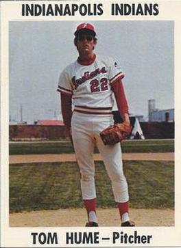 1976 Indianapolis Indians #9 Tom Hume Front