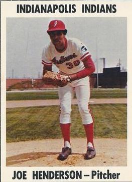 1976 Indianapolis Indians #5 Joe Henderson Front