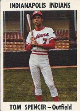 1976 Indianapolis Indians #6 Tom Spencer Front