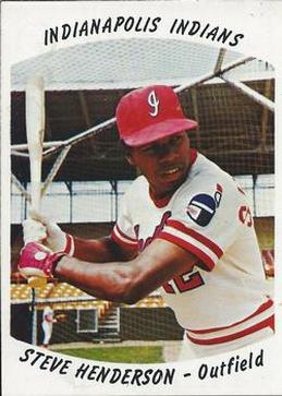 1977 Indianapolis Indians #14 Steve Henderson Front