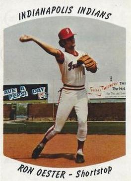 1977 Indianapolis Indians #6 Ron Oester Front