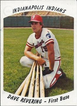 1977 Indianapolis Indians #4 Dave Revering Front