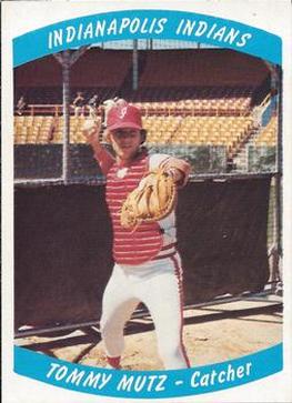 1978 Indianapolis Indians #10 Tommy Mutz Front