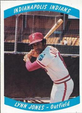 1978 Indianapolis Indians #20 Lynn Jones Front