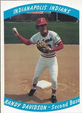 1978 Indianapolis Indians #24 Randy Davidson Front