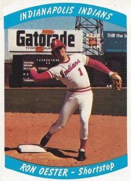 1978 Indianapolis Indians #6 Ron Oester Front