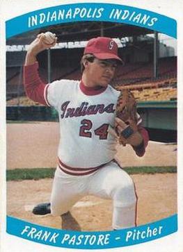 1978 Indianapolis Indians #23 Frank Pastore Front