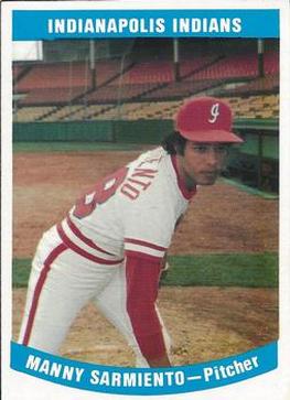 1979 Indianapolis Indians #21 Manny Sarmiento Front