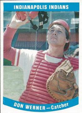 1979 Indianapolis Indians #22 Don Werner Front