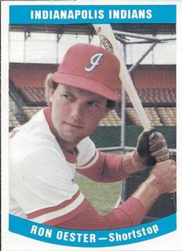 1979 Indianapolis Indians #3 Ron Oester Front