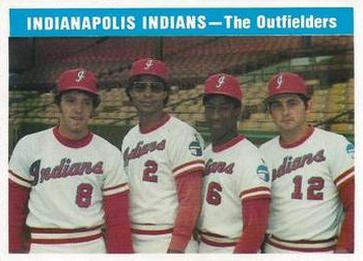 1979 Indianapolis Indians #6 Outfielders (Micky Duval / Don Lyle / Eddie Milner / Steve Bowling) Front