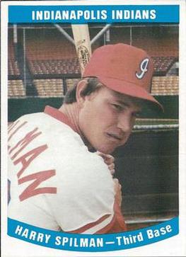 1979 Indianapolis Indians #5 Harry Spilman Front