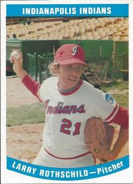 1979 Indianapolis Indians #9 Larry Rothschild Front
