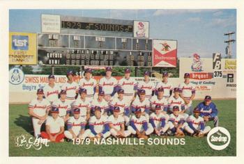 1979 Nashville Sounds #NNO Team Photo Front