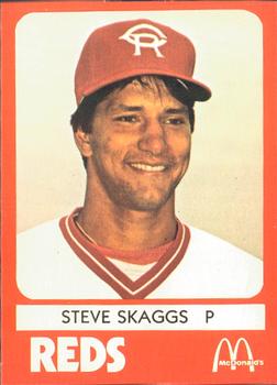 1980 TCMA Cedar Rapids Reds #14 Steve Skaggs Front
