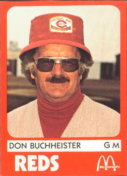 1980 TCMA Cedar Rapids Reds #21 Don Buchheister Front