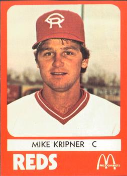1980 TCMA Cedar Rapids Reds #23 Mike Kripner Front