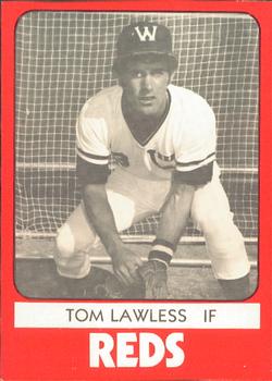 1980 TCMA Waterbury Reds #18 Tom Lawless Front
