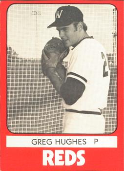 1980 TCMA Waterbury Reds #22 Greg Hughes Front