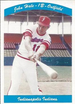 1980 Indianapolis Indians #6 John Hale Front