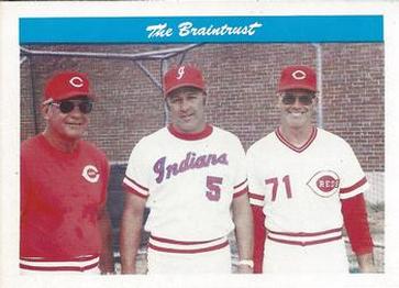 1980 Indianapolis Indians #13 Braintrust (Ted Kluszewski / Jim Beauchamp / Scott Breeden) Front
