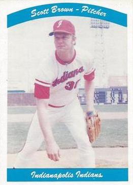 1980 Indianapolis Indians #17 Scott Brown Front