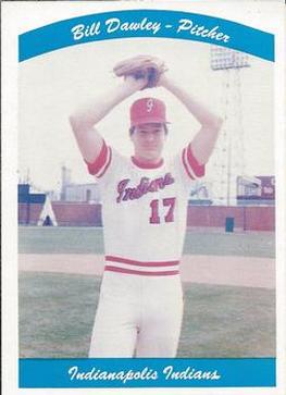 1980 Indianapolis Indians #25 Bill Dawley Front