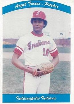 1980 Indianapolis Indians #27 Angel Torres Front