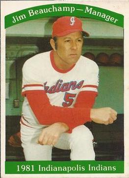 1981 Indianapolis Indians #2 Jim Beauchamp Front