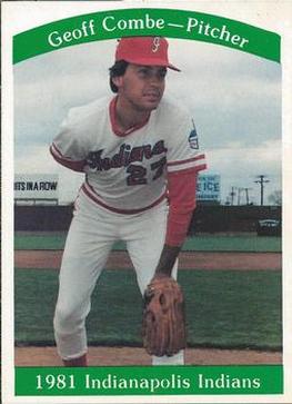 1981 Indianapolis Indians #3 Geoff Combe Front