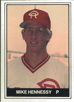 1982 TCMA Cedar Rapids Reds #9 Mike Hennessy Front