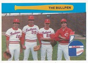 1982 Indianapolis Indians #14 Bullpen (Rich Carlucci / Brad Lesley / Dave Tomlin / Ben Hayes) Front