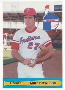 1982 Indianapolis Indians #16 Mike Dowless Front