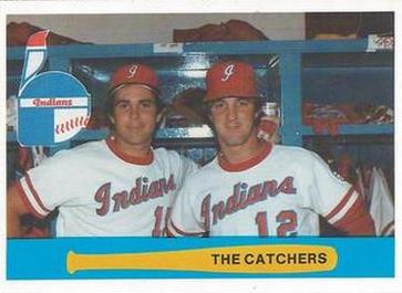 1982 Indianapolis Indians #18 Catchers (Dave Van Gorder / Steve Christmas) Front