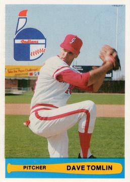 1982 Indianapolis Indians #25 Dave Tomlin Front