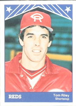 1983 TCMA Cedar Rapids Reds #16 Tom Riley Front