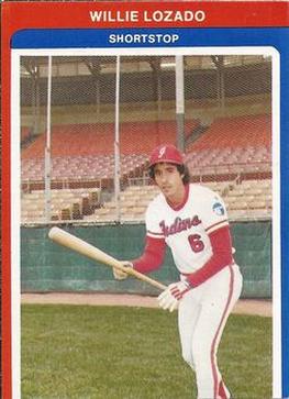 1983 Indianapolis Indians #10 Willie Lozado Front