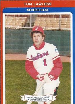 1983 Indianapolis Indians #12 Tom Lawless Front