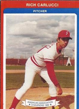 1983 Indianapolis Indians #16 Rick Carlucci Front