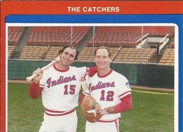 1983 Indianapolis Indians #21 Catchers (Dave Van Gorder / Ray Corbett) Front