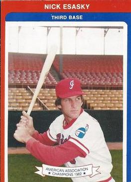 1983 Indianapolis Indians #5 Nick Esasky Front