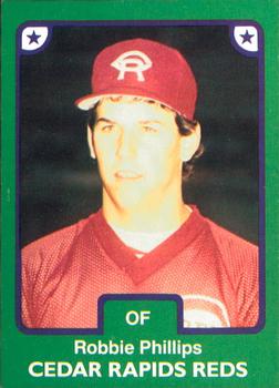 1984 TCMA Cedar Rapids Reds #1 Robbie Phillips Front