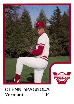 1986 ProCards Vermont Reds #NNO Glenn Spagnola Front