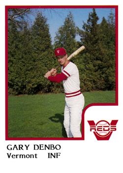 1986 ProCards Vermont Reds #NNO Gary Denbo Front