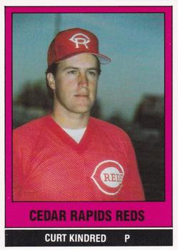 1986 TCMA Cedar Rapids Reds #6 Curt Kindred Front