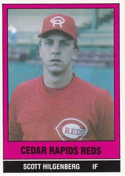 1986 TCMA Cedar Rapids Reds #17 Scott Hilgenberg Front